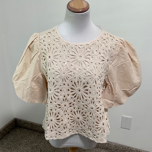 Anniewear Tops - 🌴 NWT AnnieWear Crochet Layover